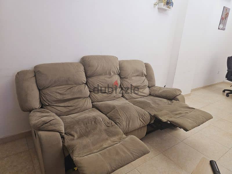 3-Seater Recliner Sofa for Sale - Good Condition 3