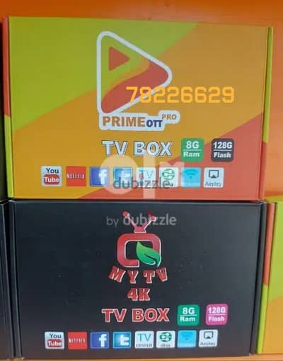 Android Wifi TV box with 1 Year Subscription.  All