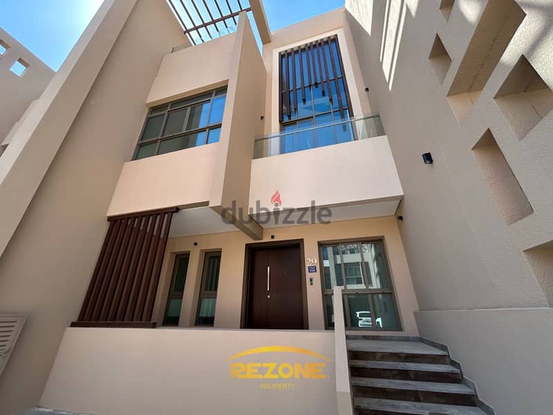 3+1 Bed rooms,  3 Floor villa at Muscat Hills 2