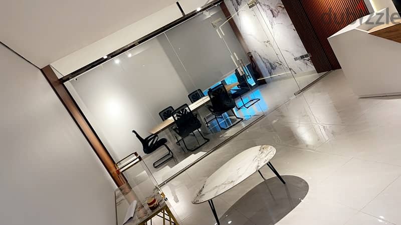 office for sale ( مكتب مجهز بكافة الاحتياجات جيب موظفينك واشتغل ) 4