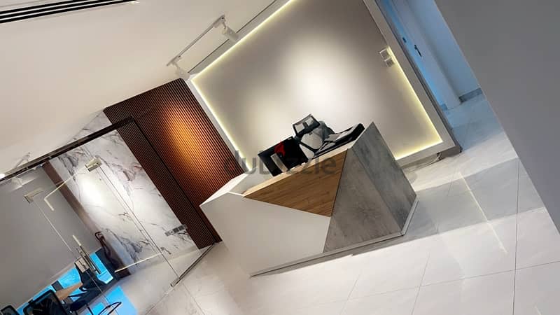 office for sale ( مكتب مجهز بكافة الاحتياجات جيب موظفينك واشتغل ) 6