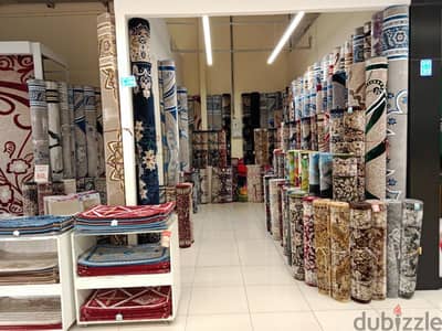 Carpet Shop for Sale – Prime Location in Safa Mall, Al Amerat