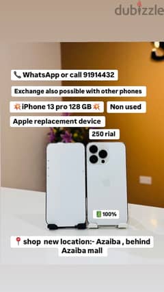 iPhone 13 pro 128 GB Apple replacement device Non used 0