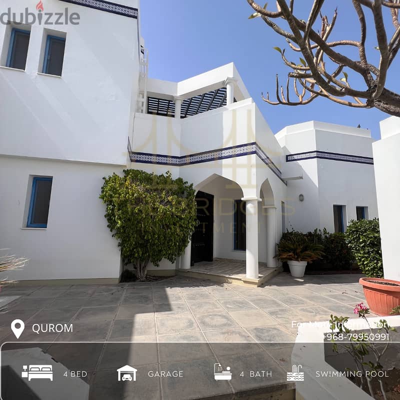 QURM | EXCELLENT 4+1 BR COMMUNITY VILLA 0