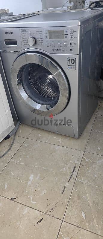 Samsung 8 kg washing machine for sale in working condition 2