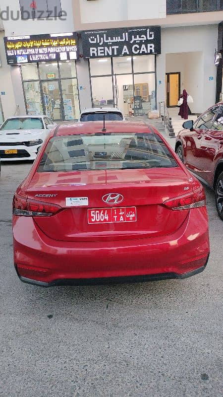 Hyundai Accent Daily 10 Rials weekly 60 Rials 5