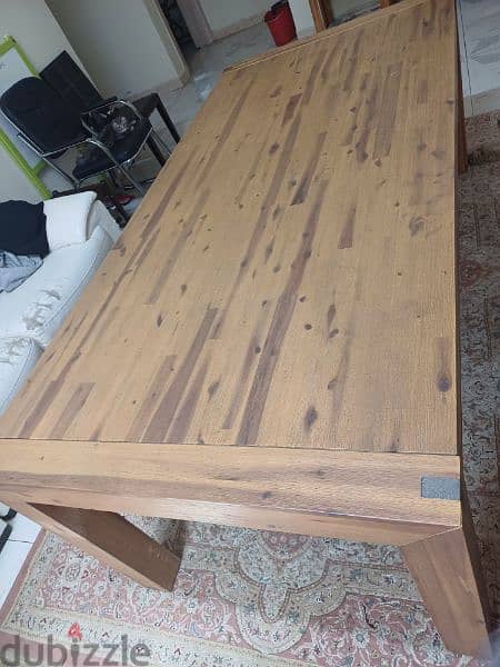 8 seater wooden table 7