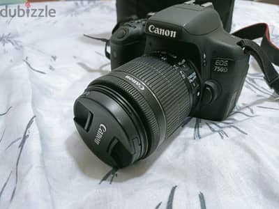 canon 750d for sale (low shutter-less used)