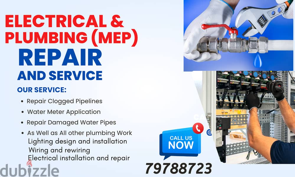 ⏩we do all kinds of electrical, plumbing (MEP) work as a contractor ⏩ 2