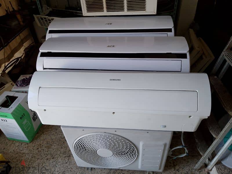 Used Samsung & Ace AC Units (1.5 Ton & 2 Ton) Fully Serviced, Full Gas 1