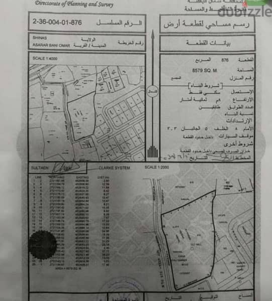 سكنية 8 الاف متر- شرق جسر النعمى 1