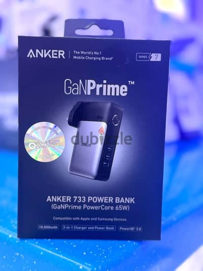 Anker 733 power bank 10000 with 65w Ganprime charger