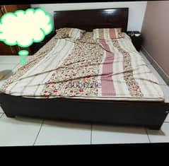 King size bed and matters for sale 0