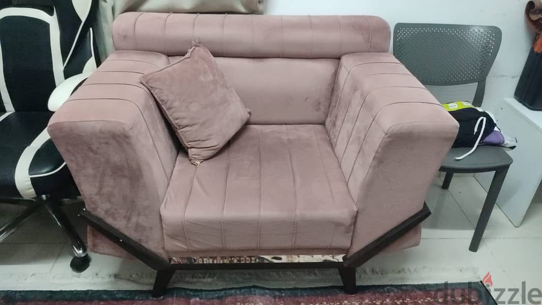 Six seater new condition sofa and 4 seater dinning table 1