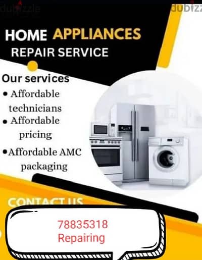 Ac fridge washing machine and rafegrater repairing