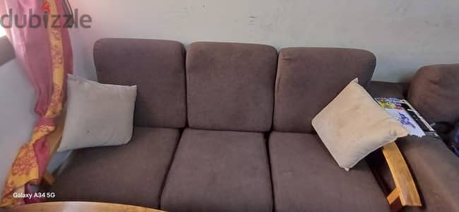 less used Sofa ready to sale with water proof cloth