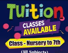 Tuition Classes Available (Indian teacher) 0