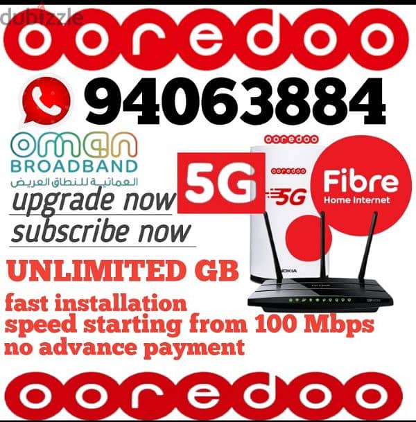 ooredoo internet connection 0