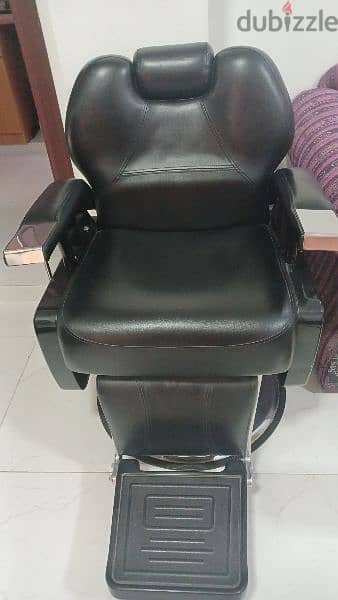 Salon chair and hair wash chair. 1