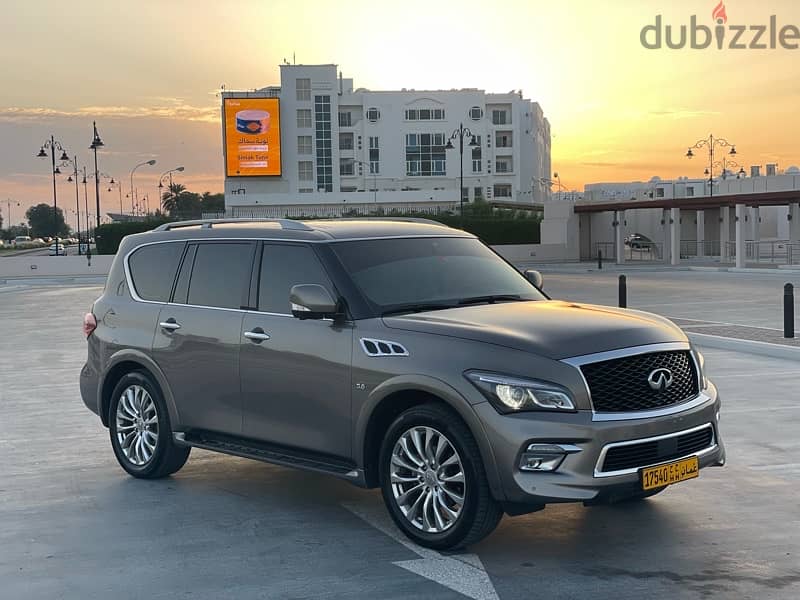 Infiniti QX80 Full option GCC Orginal pints first owner 1