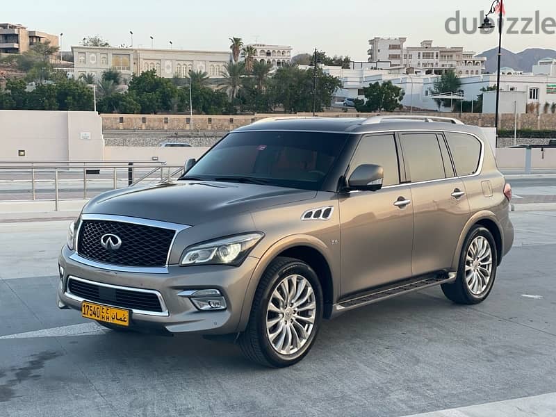 Infiniti QX80 Full option GCC Orginal pints first owner 2