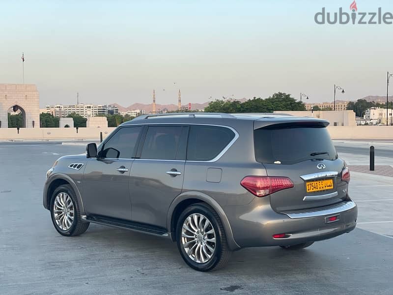 Infiniti QX80 Full option GCC Orginal pints first owner 5