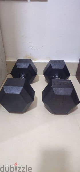 15 Kg Dumbell set for sale