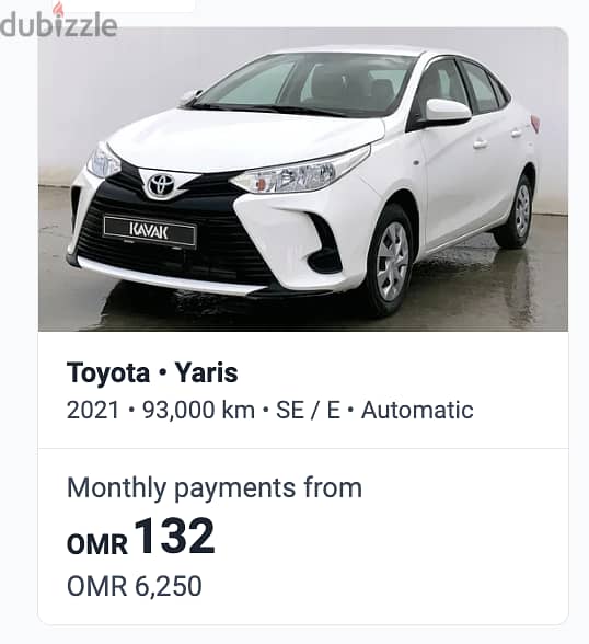 Toyota Yaris SE/E*2021*GCC*Service History*Instalments*Free Warranty 16