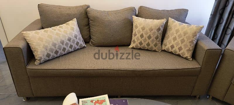 5 seater sofa set with cushions 3