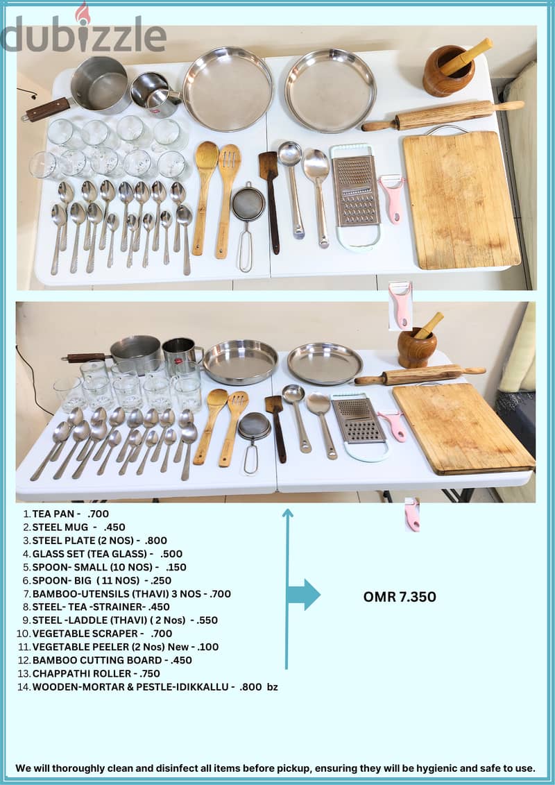 Kitchen Utensils, Cookware, Water Can & dispenser For Sale 1