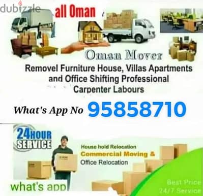 tHouse shifting services and furniture fixing