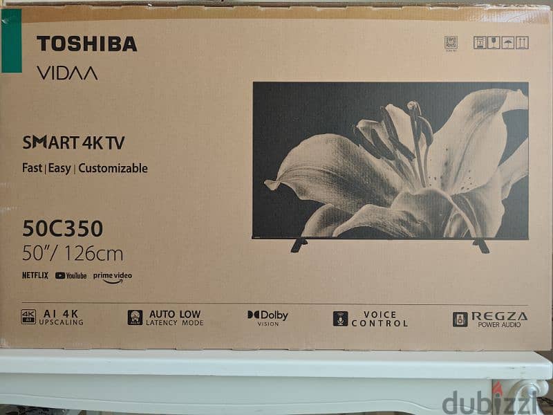 Toshiba Smart 4K LED TV 50 inches 2