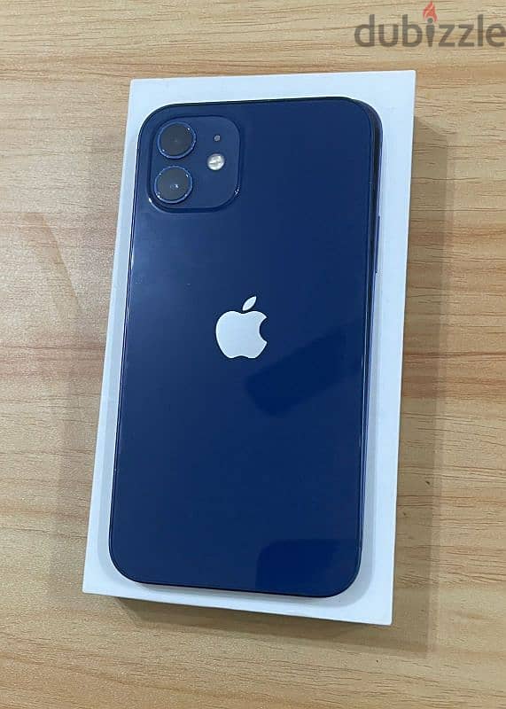 IPhone 12 blue 128 gb with Box 1