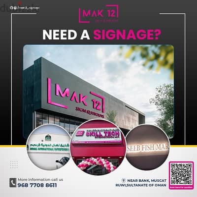 signage, Interior fitouts, Digital printing