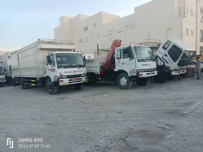 Oman transport services trucks for rent hiup 7 ton 10 ton trucks