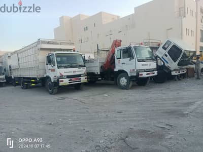 Oman transport services trucks for rent hiup 7 ton 10 ton trucks