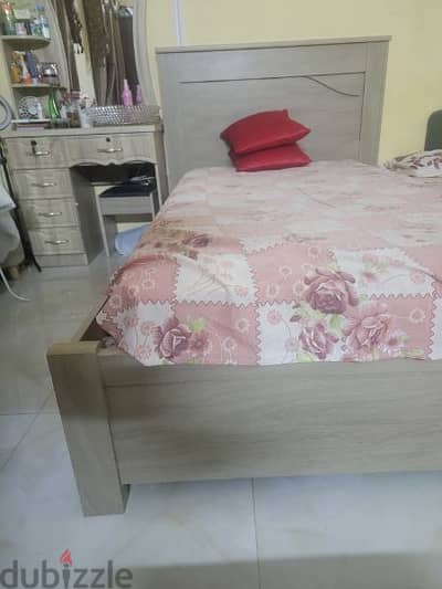 Bed only + Cupboard + Dressing Table 150 Rials Only