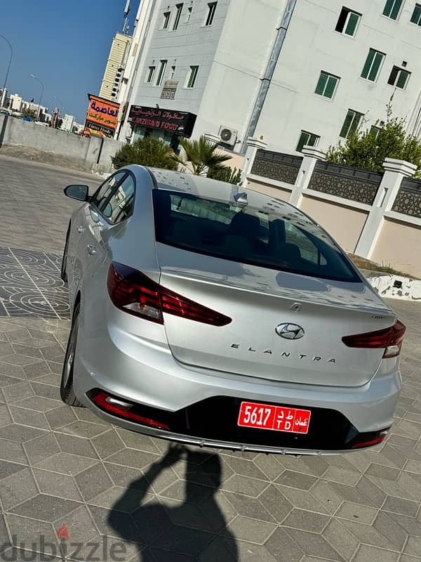 Hyundai Elantra 2020 Model for Rent very good Condition  النترا للایجا 3