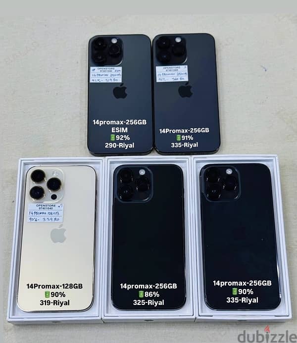 IPHONE 14 PRO MAX 128GB-256GB-512 AVAILABLE 0