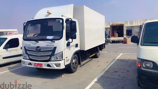 Truck 3 Ton and Van bus with Oman driver for daily rent 24/7 hrs