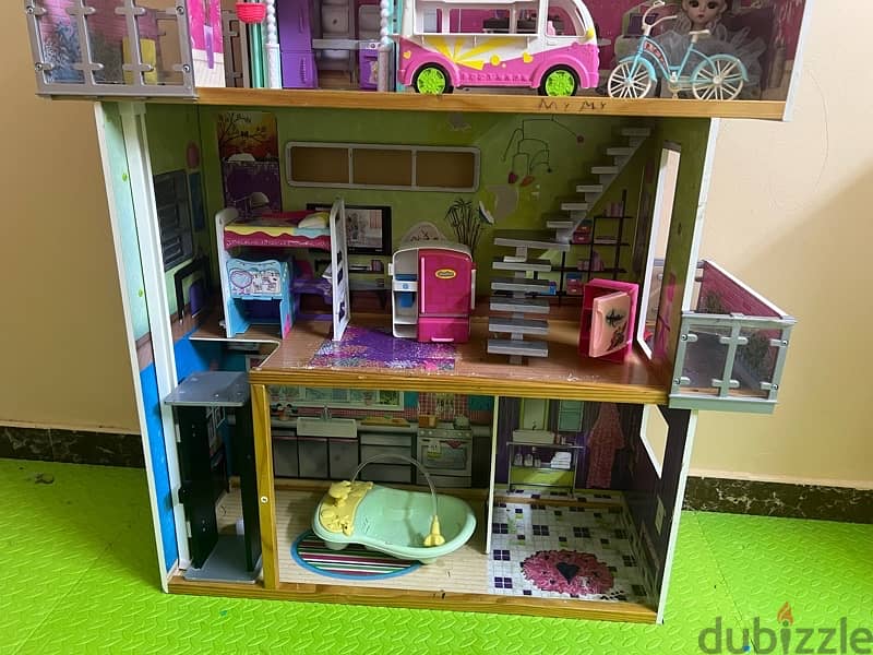 wooden doll house 3