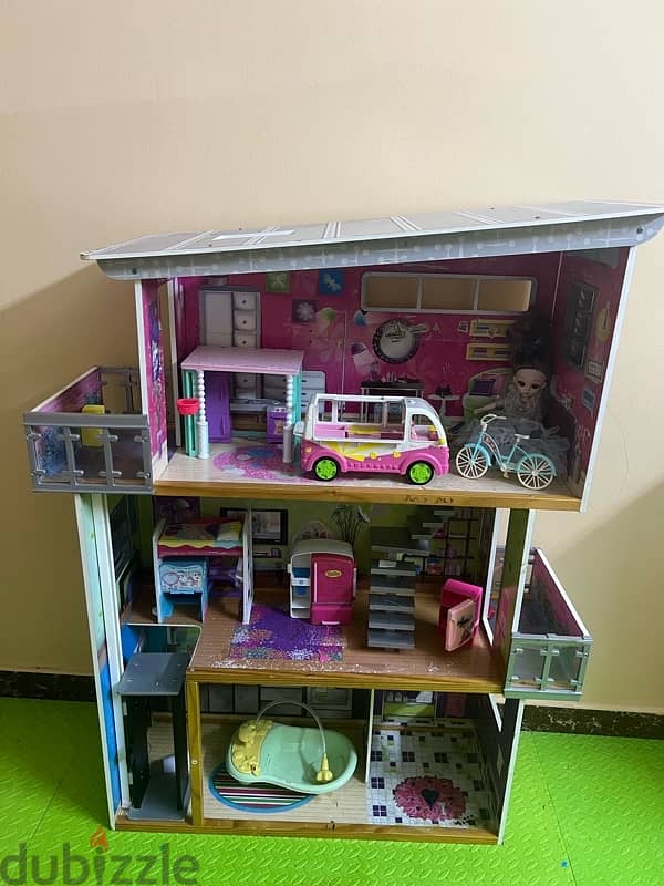 wooden doll house 5