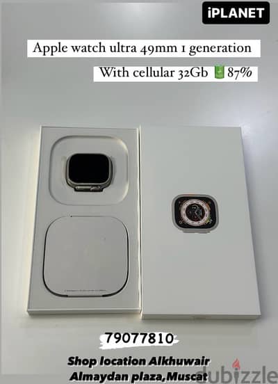 apple watch ultra 1 generation good watch with box