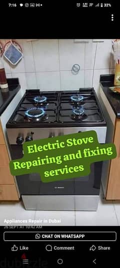 gas and electric stove repairing and service 0