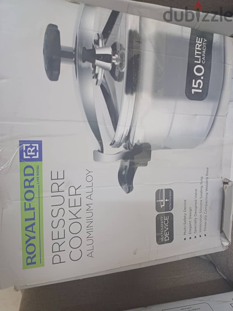 Royalford pressure cooker 15.0 L brand new 0