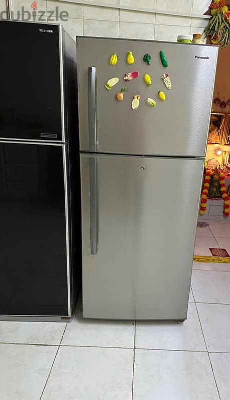 Panasonic double door fridge 0