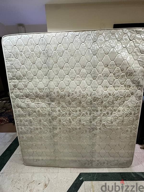 good condition double bed orthopedic mattress 1