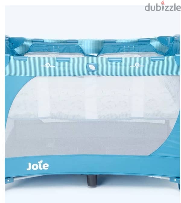 Joie Playard Blue Commuter Change Travel Cot with Removable Bassinet. 3