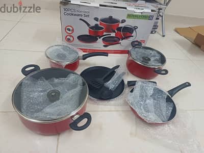 Royalford non-stick cookware set 10 pcs