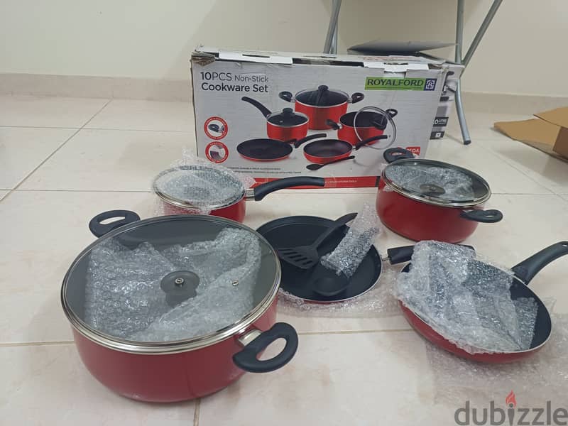 Royalford non-stick cookware set 10 pcs 1